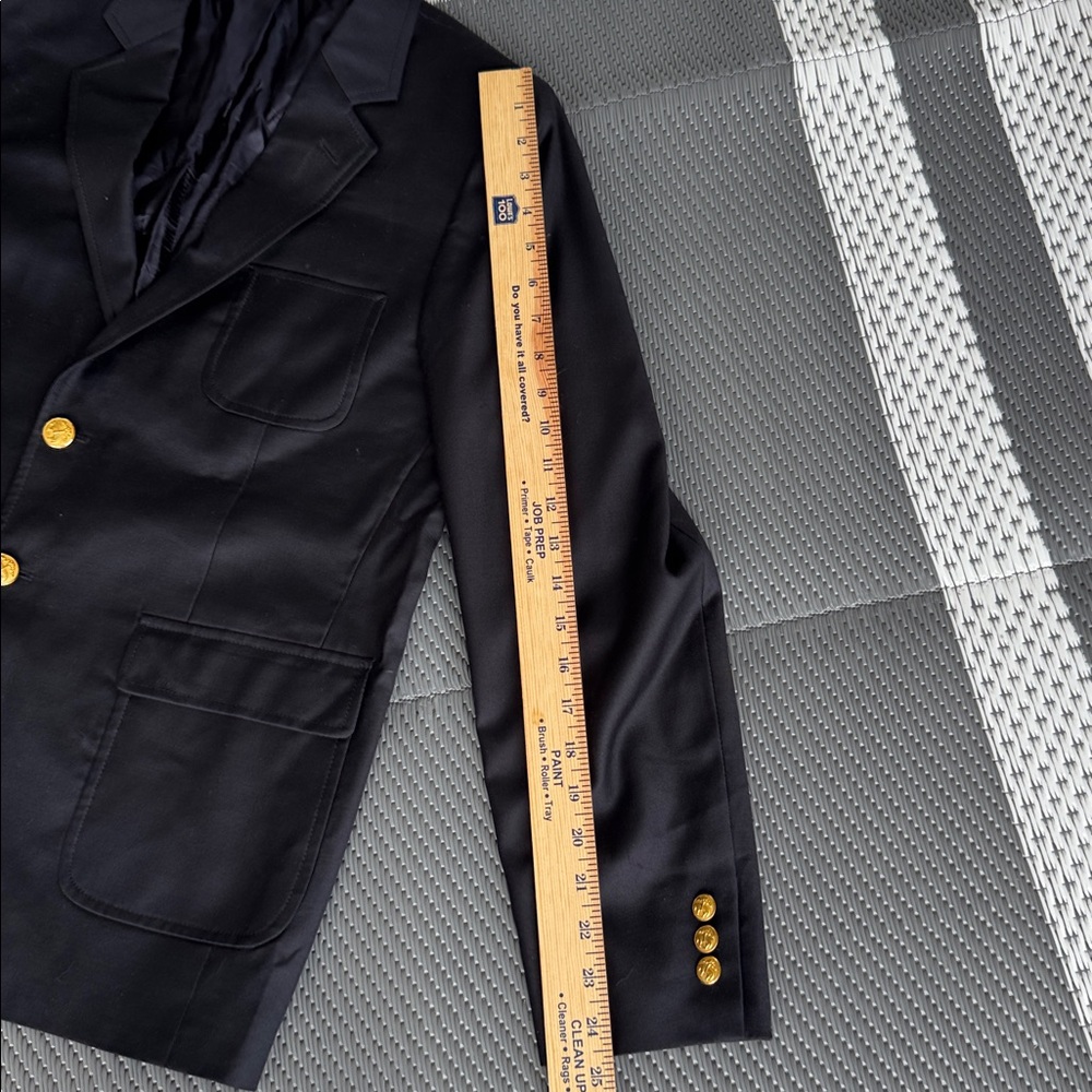 Loro Piana Brooks Brother Blazer Women’s Medium / Large Size 20 Black - Picture 14 of 15